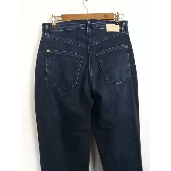 Mac Jeans Women's Sylvie Meis  24/7 Blue High Rise Straight Tapered FLAW - Picture 6 of 13